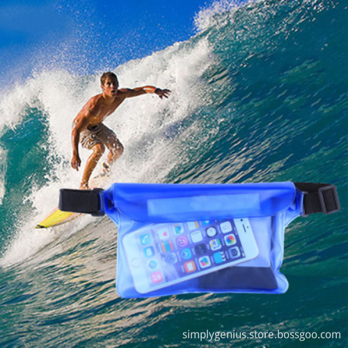 PVC Waterproof wast Pouch Dry Bag Fanny Pack Best Way to Keep Your Phone and Valuables Safe and Dry